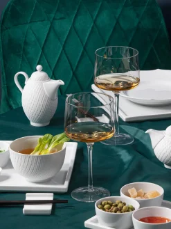 Hot Meissen Bols artisanaux Wellenspiel Relief, 2 pièces