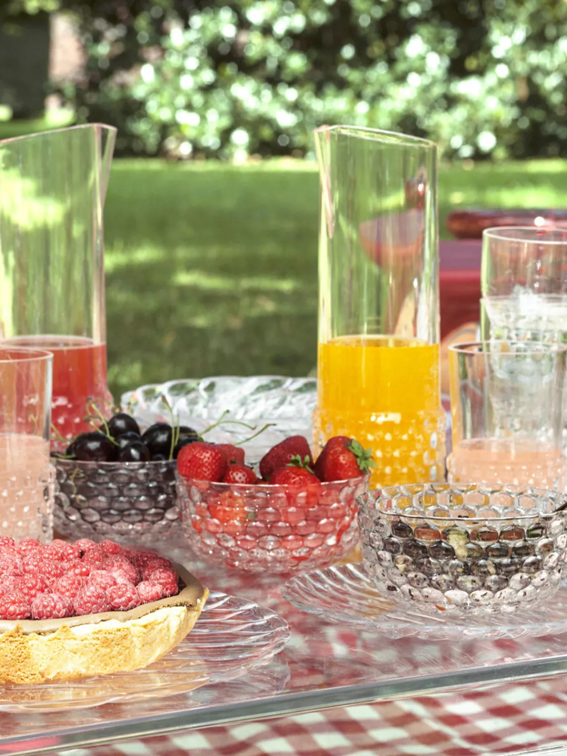 Fashion Kartell Bols avec surface texturée Jellies, 4 pièces
