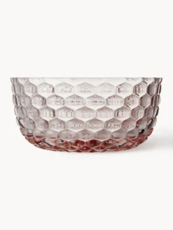 Clearance Kartell Bols avec surface texturée Jellies, 4 pièces Rose pâle