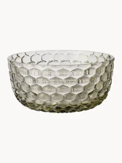 Clearance Kartell Bols avec surface texturée Jellies, 4 pièces Vert olive