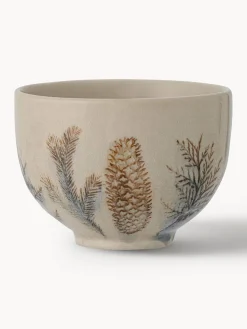 Clearance Bloomingville Bols en grès cérame motif hivernaL Hollie, 2 pièces