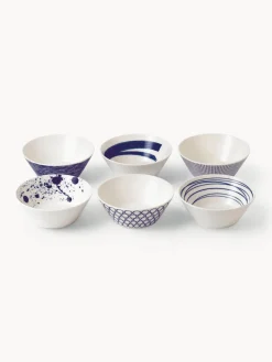Hot ROYAL DOULTON Bols en porcelaine Pacific Blue, 6 élém.