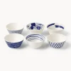 Hot ROYAL DOULTON Bols en porcelaine Pacific Blue, 6 élém.