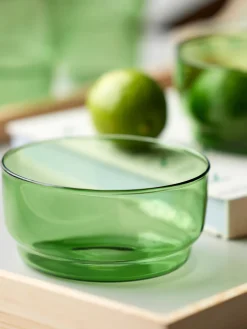 Sale Lyngby Bols en verre borosilicaté Torino, 2 pièces Vert, transparent,