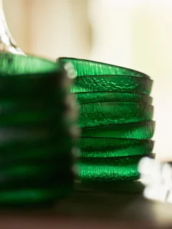 Hot HKLIVING Bols en verre The Emeralds, 2 pièces
