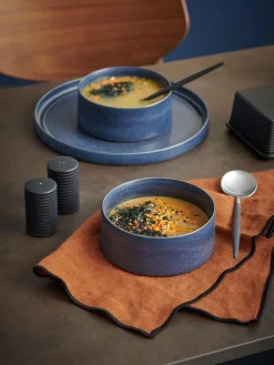 Sale ASA Selection Bols émaillés Gobi, 6 pièces Gris-bleu