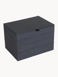 Clearance Bigso Box of Sweden Boîte à bijoux avec fermeture magnétique Precious Anthracite