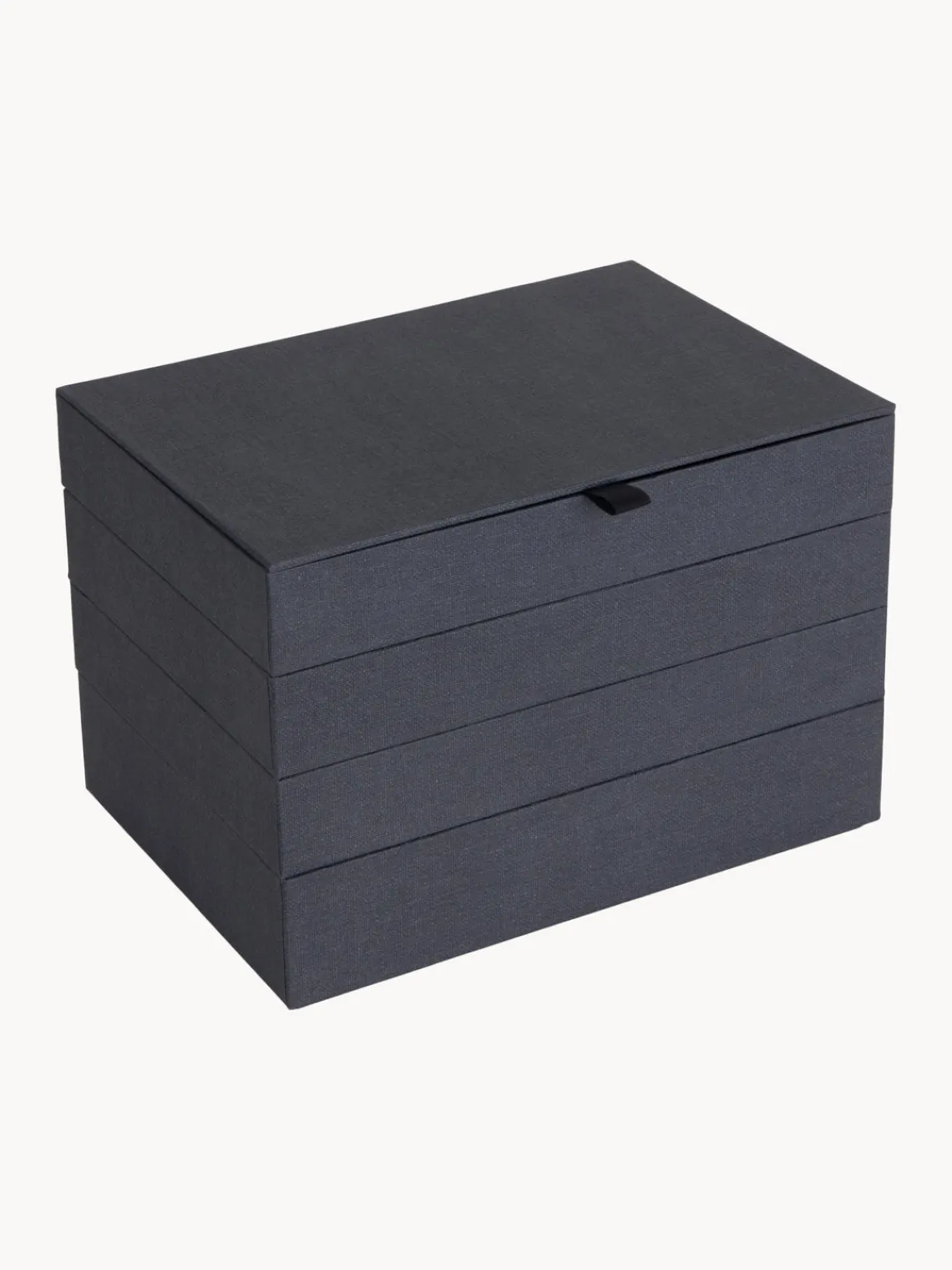 Clearance Bigso Box of Sweden Boîte à bijoux avec fermeture magnétique Precious Anthracite