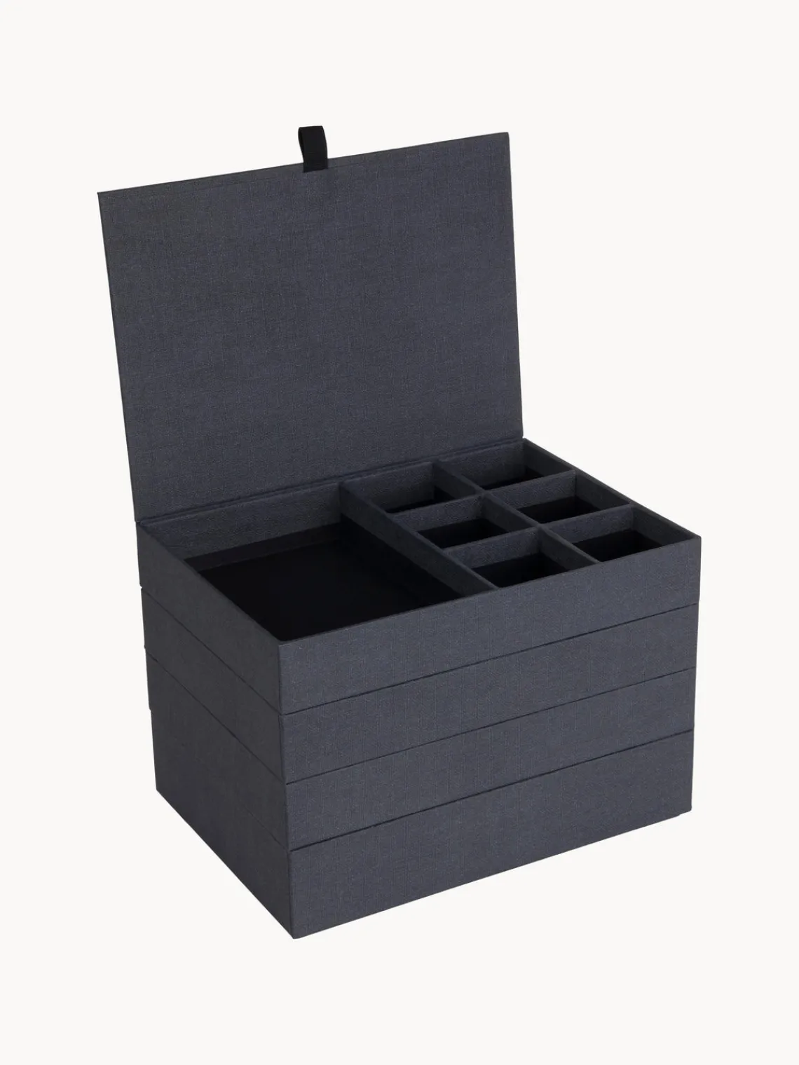 Clearance Bigso Box of Sweden Boîte à bijoux avec fermeture magnétique Precious Anthracite