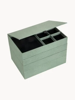 Clearance Bigso Box of Sweden Boîte à bijoux avec fermeture magnétique Precious Vert sauge