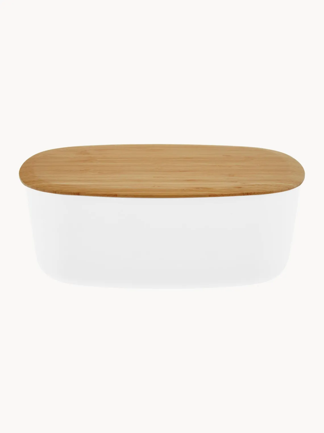 Outlet Rig-Tig Boîte à pain avec couvercle en bambou Box-It Blanc, bambou