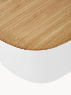Outlet Rig-Tig Boîte à pain avec couvercle en bambou Box-It Blanc, bambou