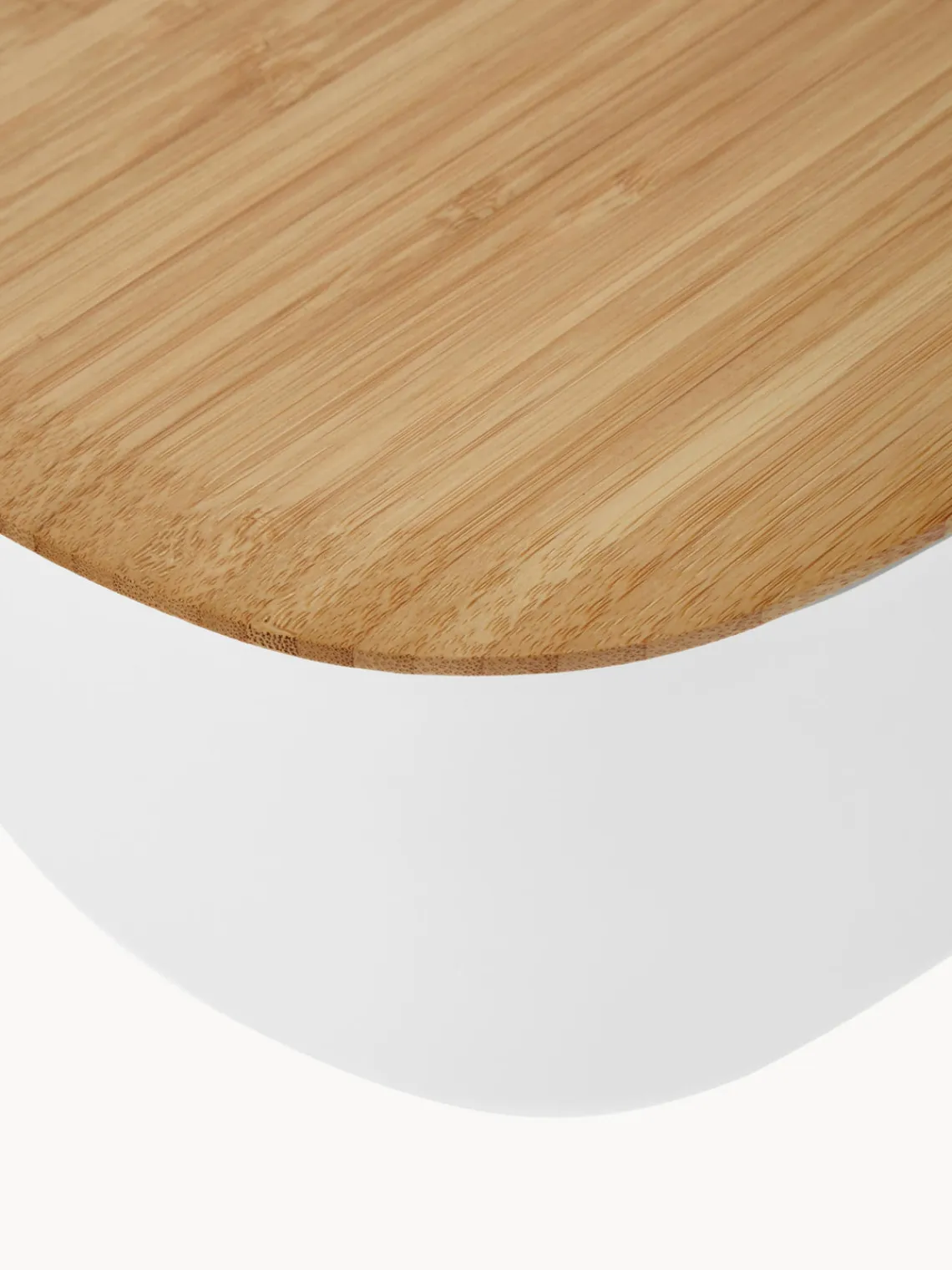 Outlet Rig-Tig Boîte à pain avec couvercle en bambou Box-It Blanc, bambou
