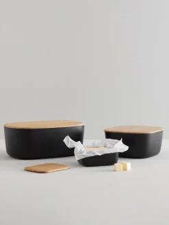 Online Rig-Tig Boîte à painavec couvercle en bambou Box It Noir, bambou