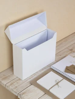 Outlet Bigso Box of Sweden Boîte de classement Lovisa Blanc cassé