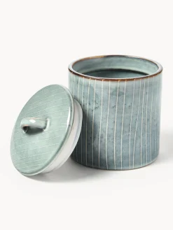 Fashion Broste Copenhagen Boîte de rangement artisanale Nordic Sea Gris-bleu, chiné