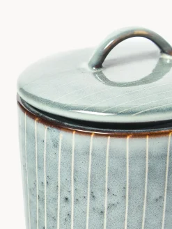 Fashion Broste Copenhagen Boîte de rangement artisanale Nordic Sea Gris-bleu, chiné