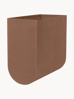 Outlet Kristina Dam Boîte de rangement artisanale Curved Brun