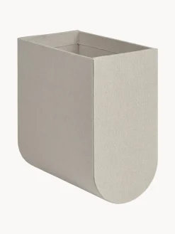 Fashion Kristina Dam Boîte de rangement artisanale Curved Grège