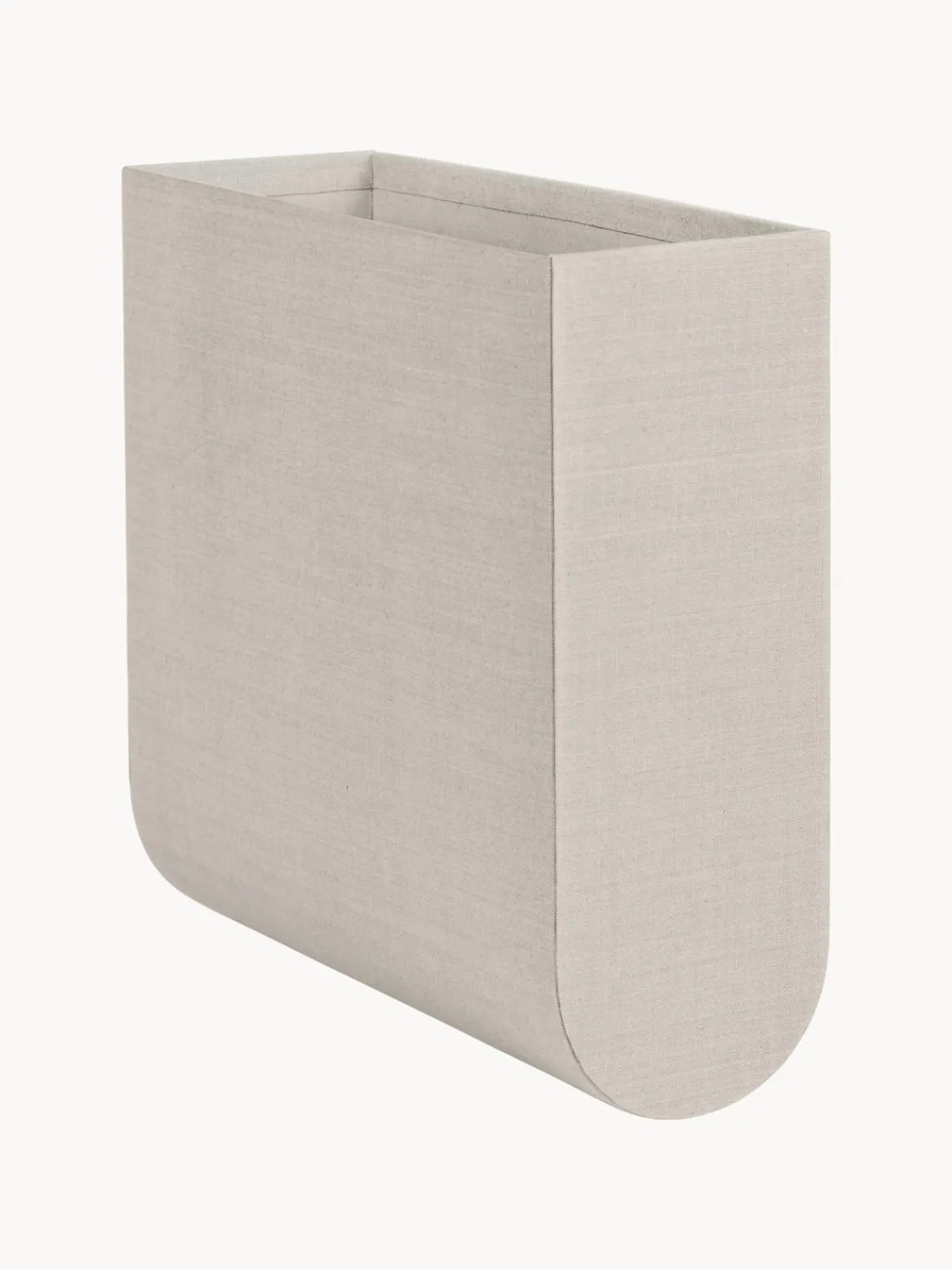 Discount Kristina Dam Boîte de rangement artisanale Curved Beige clair