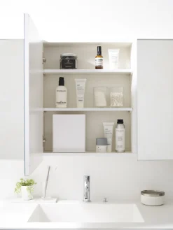 Clearance Yamazaki Boîte de rangement avec crochet Tower Blanc, mat