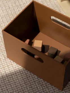 Hot Nofred Boîte de rangement en bois Kiddo Brun