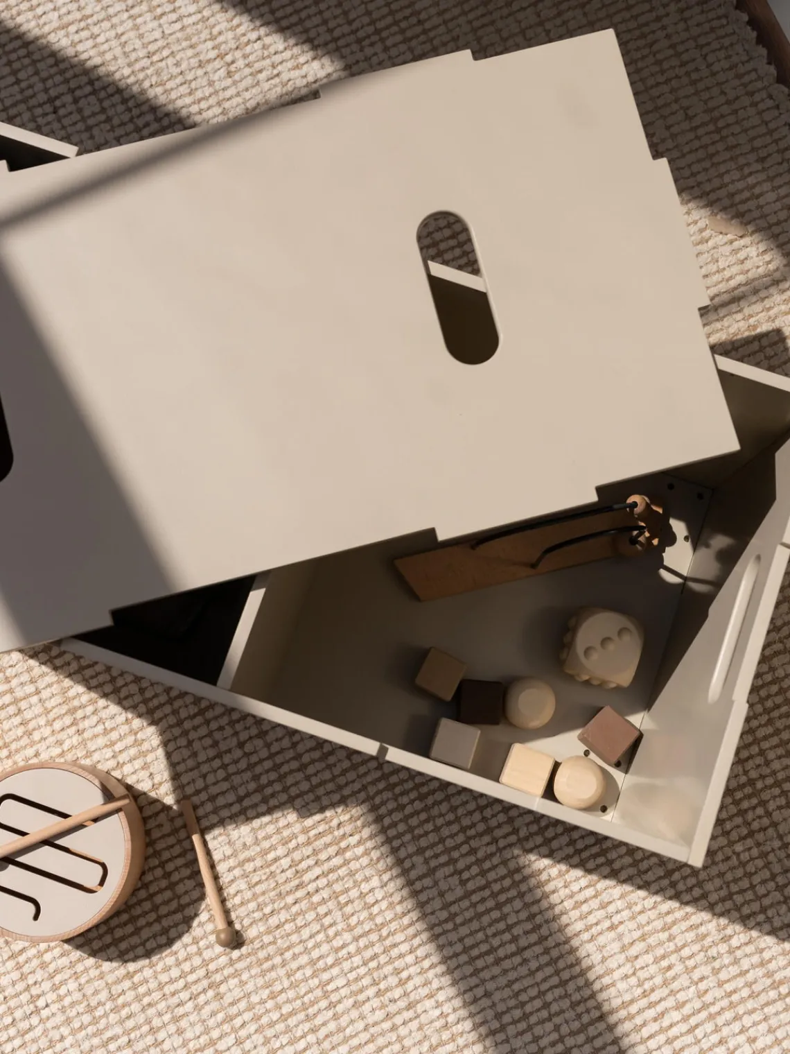 Discount Nofred Boîte de rangement en bois Cube