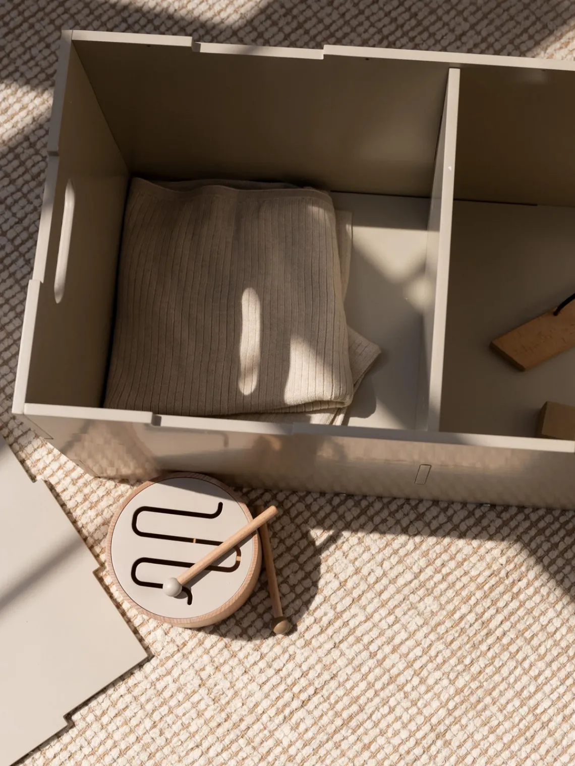 Discount Nofred Boîte de rangement en bois Cube