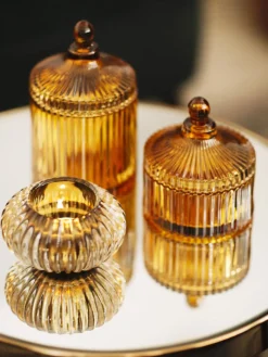 Outlet ANDREA HOUSE Boîte de rangement en verre Ionic