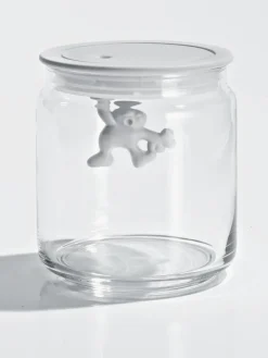 Online ALESSI Boîte de rangement Gianni, haut. 12 cm Blanc, transparent