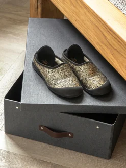 New Bigso Box of Sweden Boîte de rangement Karolin Anthracite, brun foncé