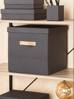 Outlet Bigso Box of Sweden Boîte de rangement Logan Anthracite