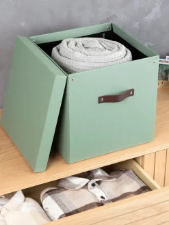 Outlet Bigso Box of Sweden Boîte de rangement Logan Vert sauge