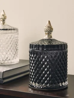 Clearance Lene Bjerre Boîte de rangement Myan Noir, doré