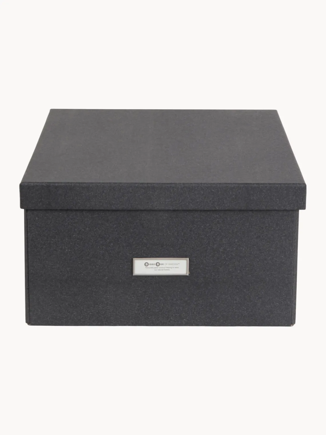 Clearance Bigso Box of Sweden Boîte de rangement pliable Katrin, 35 x 45 cm Anthracite