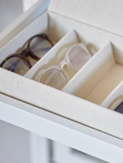 Online Store It Boîte de rangement pour lunettes Premium Beige clair, brun