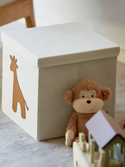 New Store It Boîte de rangement Premium Beige clair, giraffe