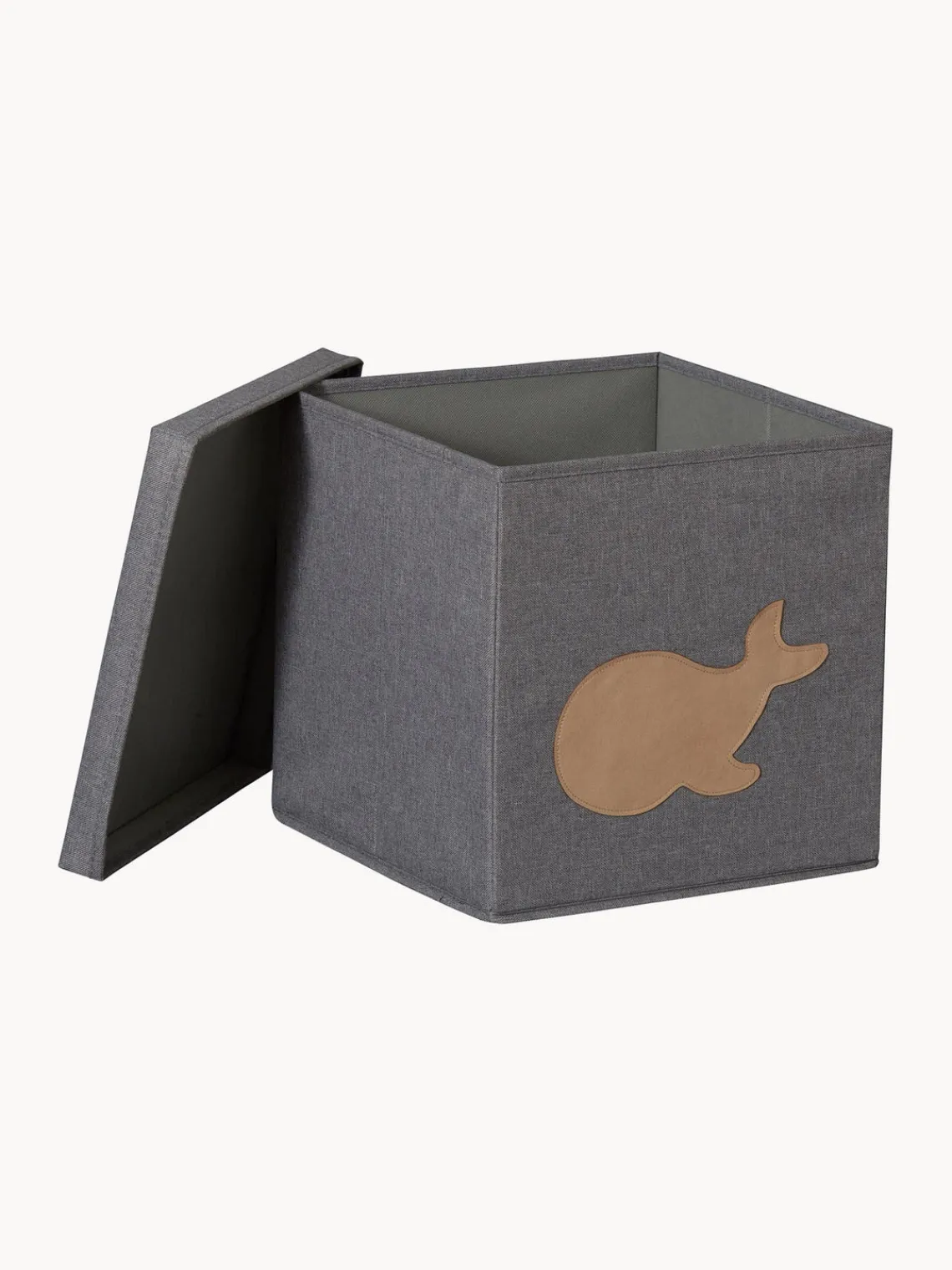 Discount Store It Boîte de rangement Premium Gris foncé, baleine