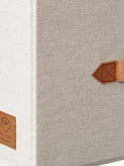 Hot Store It Boîte de rangement Premium Beige clair, brun