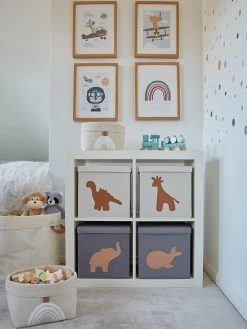 Fashion Store It Boîte de rangement Premium Gris foncé, éléphant