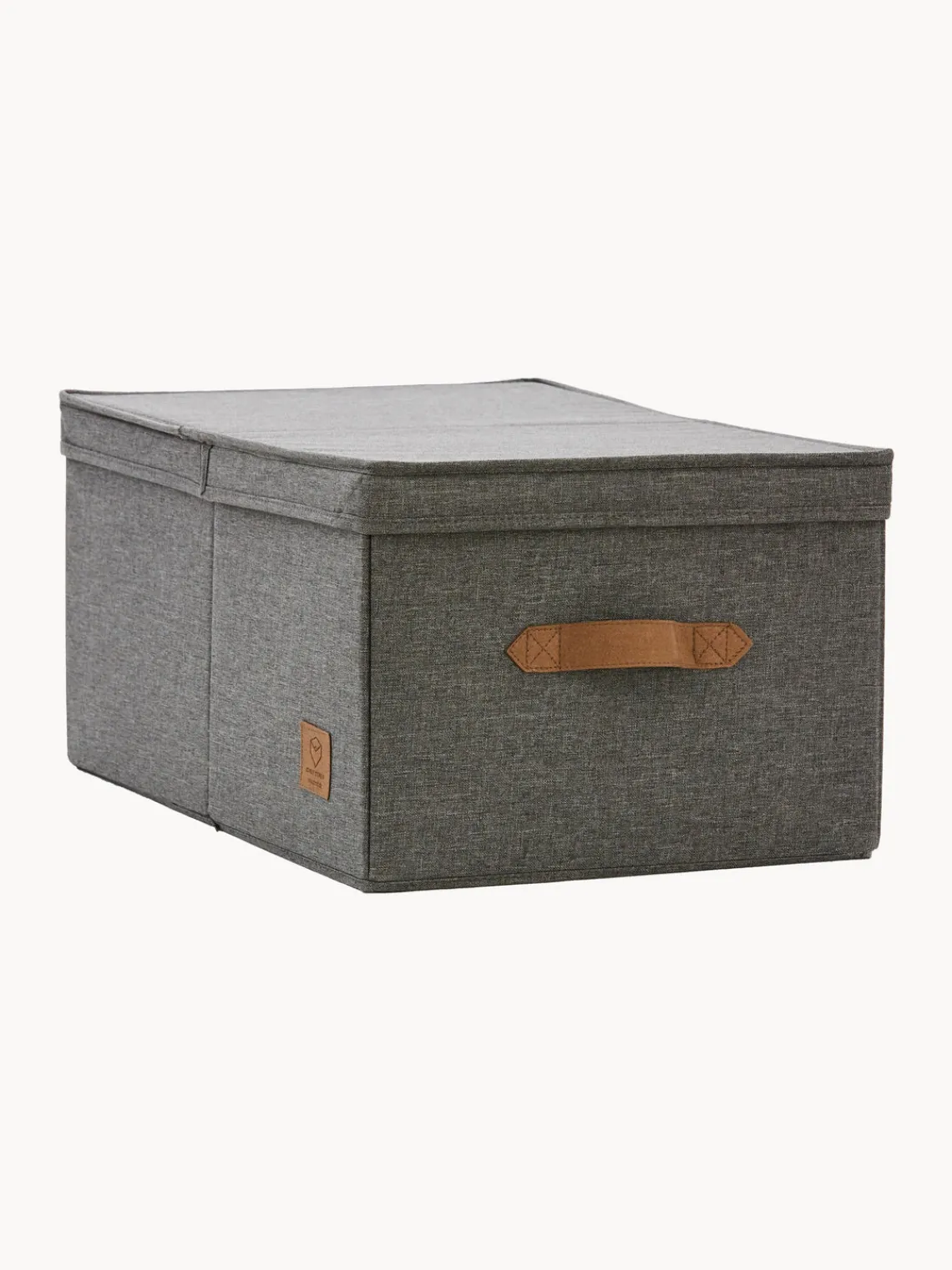 Discount Store It Boîte de rangement Premium Gris foncé, brun