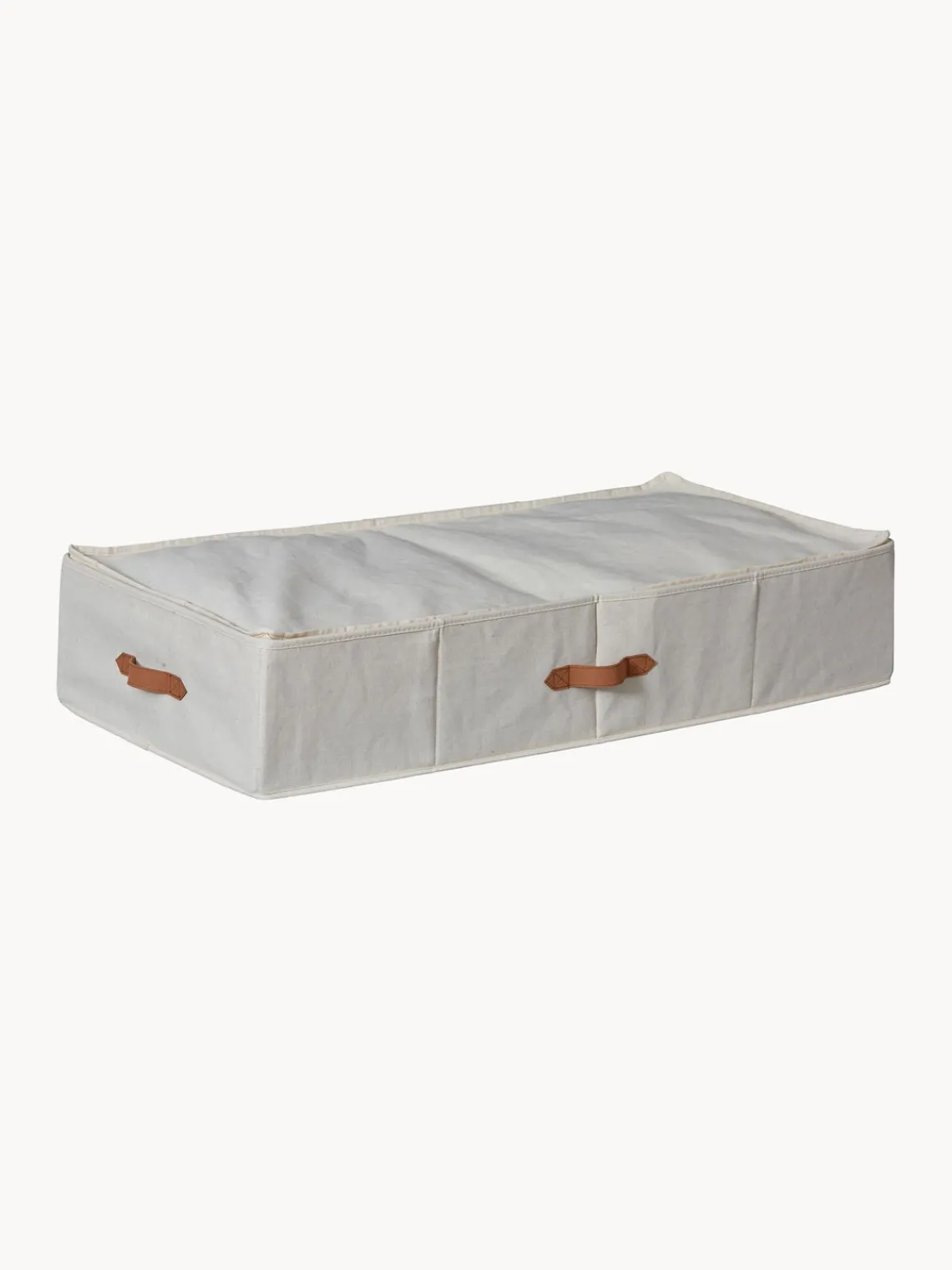Discount Store It Boîte de rangement sous-matelas Premium Beige clair, brun
