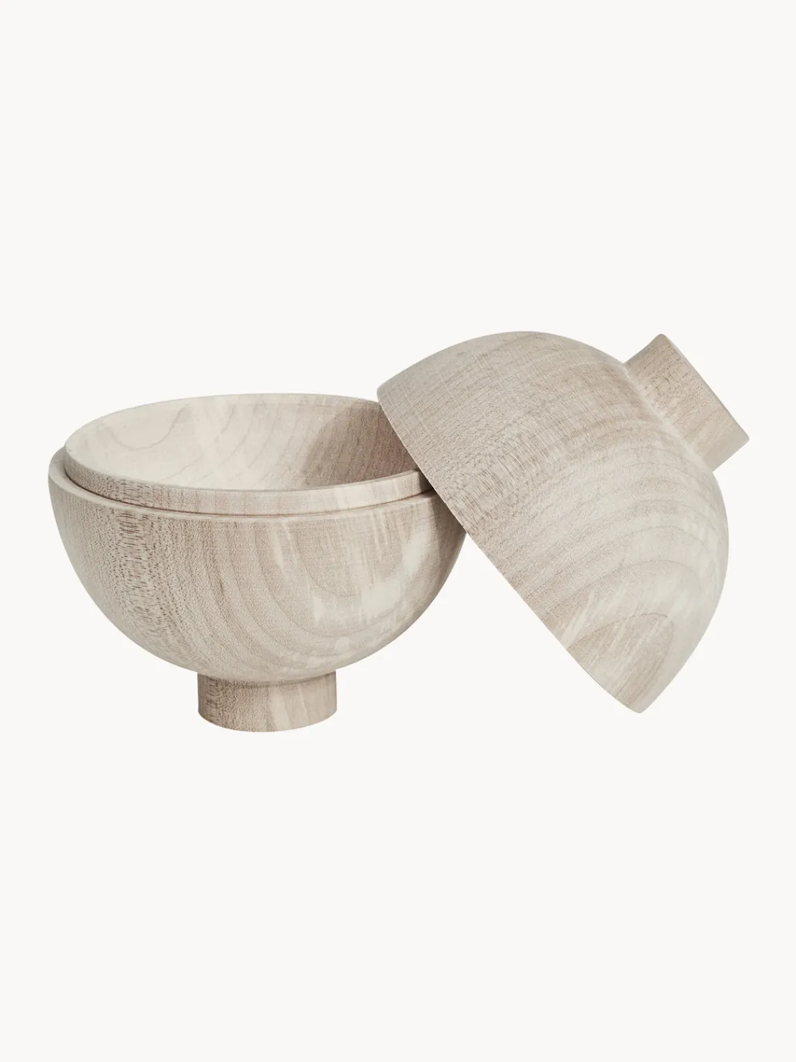Clearance Kristina Dam Boîte de rangement Sphere Bois clair