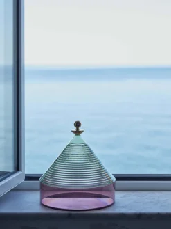 Clearance Kartell Boîte de rangement Trullo Vert, rose