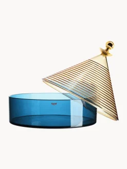 New Kartell Boîte de rangement Trullo Jaune, bleu