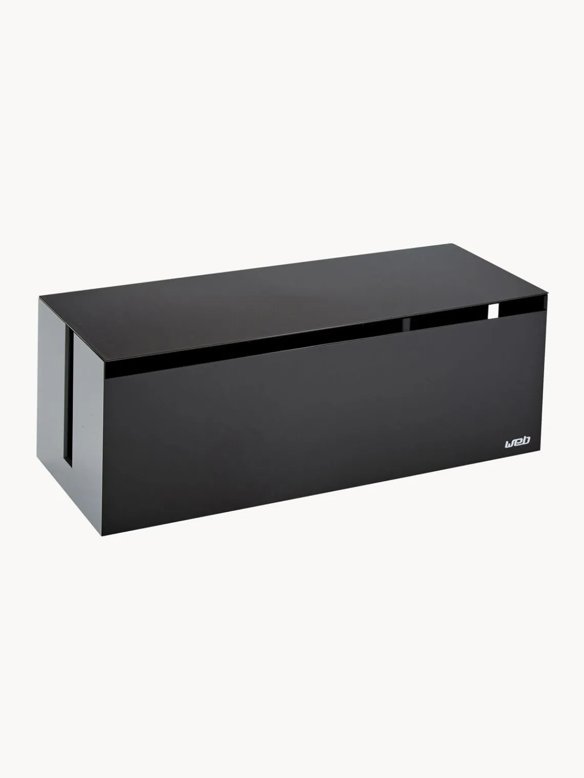 New Yamazaki Boîte gestion des câbles Box Web Noir