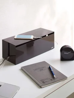 New Yamazaki Boîte gestion des câbles Box Web Noir