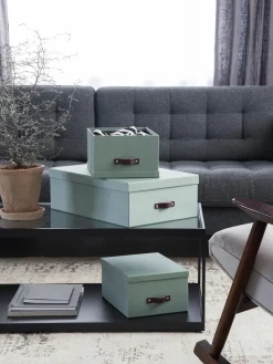 Best Bigso Box of Sweden Boîtes de rangement Inge, 3 élém. Vert sauge