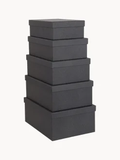 Online Bigso Box of Sweden Boîtes de rangement Joel, 5 élém. Anthracite