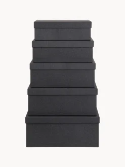 Online Bigso Box of Sweden Boîtes de rangement Joel, 5 élém. Anthracite
